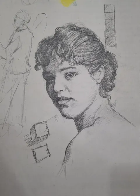 Portrait, artwork by Bond